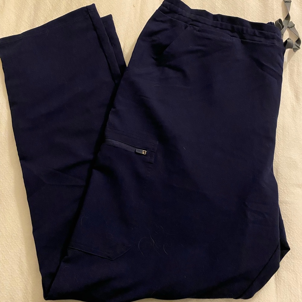 Figs Yola Skinny Pant Navy.